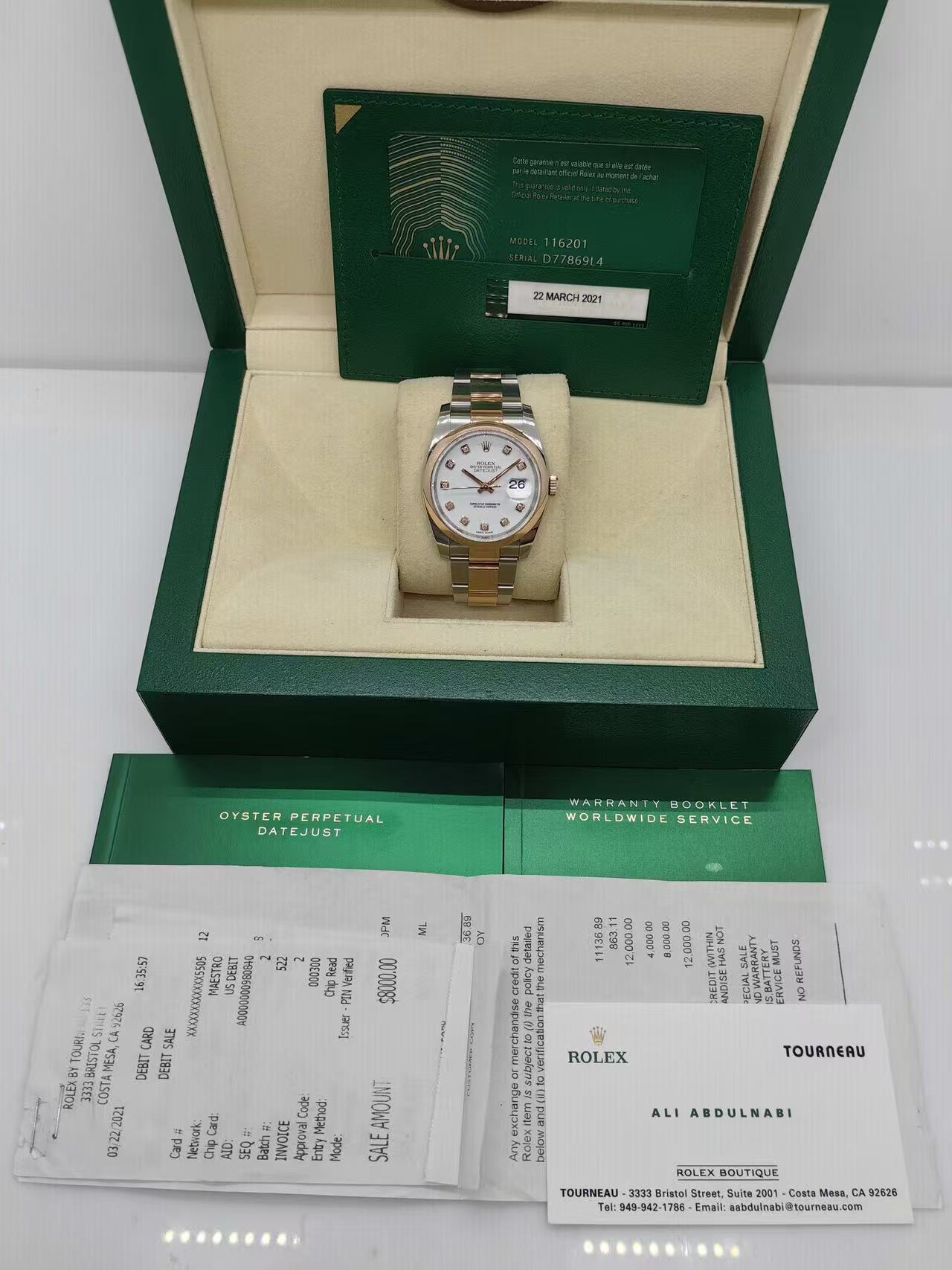 Rolex 116201